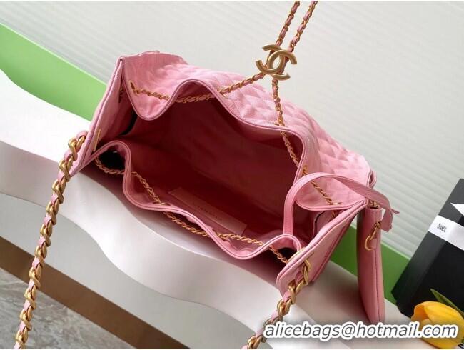 Market Sells Chanel Grained Calfskin Medium Hobo Bag AS5311 Pink 2025