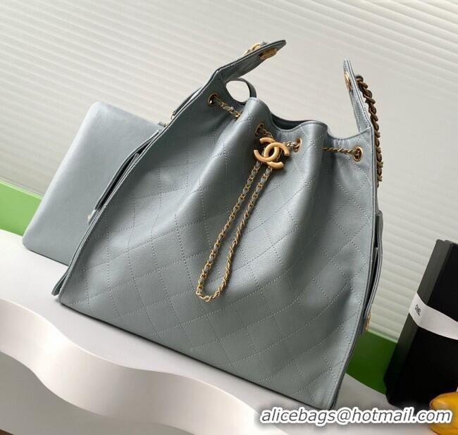 Fashion Discount Chanel Grained Calfskin Medium Hobo bag AS5311 Grey 2025