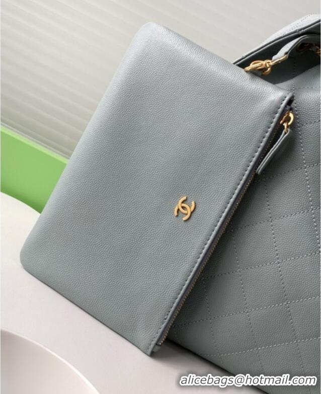 Fashion Discount Chanel Grained Calfskin Medium Hobo bag AS5311 Grey 2025