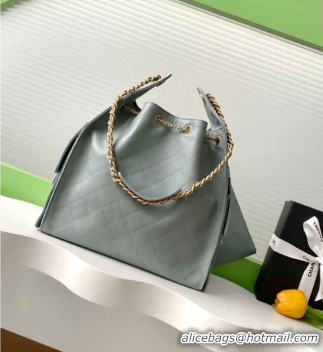 Fashion Discount Chanel Grained Calfskin Medium Hobo bag AS5311 Grey 2025