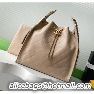 Market Sells Chanel Grained Calfskin Medium Hobo bag AS5311 Apricot 2025