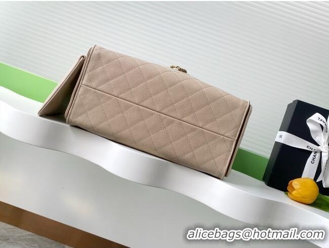 Market Sells Chanel Grained Calfskin Medium Hobo bag AS5311 Apricot 2025