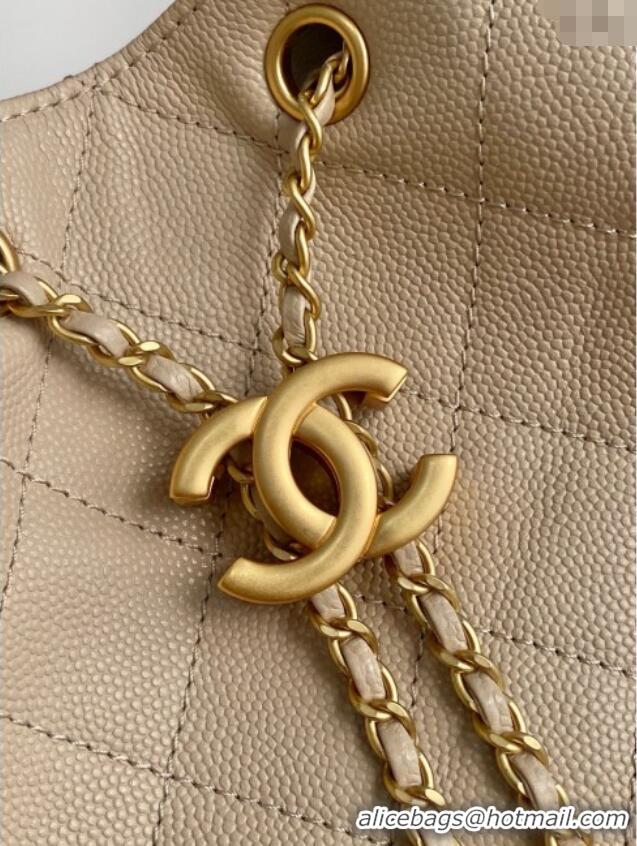 Market Sells Chanel Grained Calfskin Medium Hobo bag AS5311 Apricot 2025