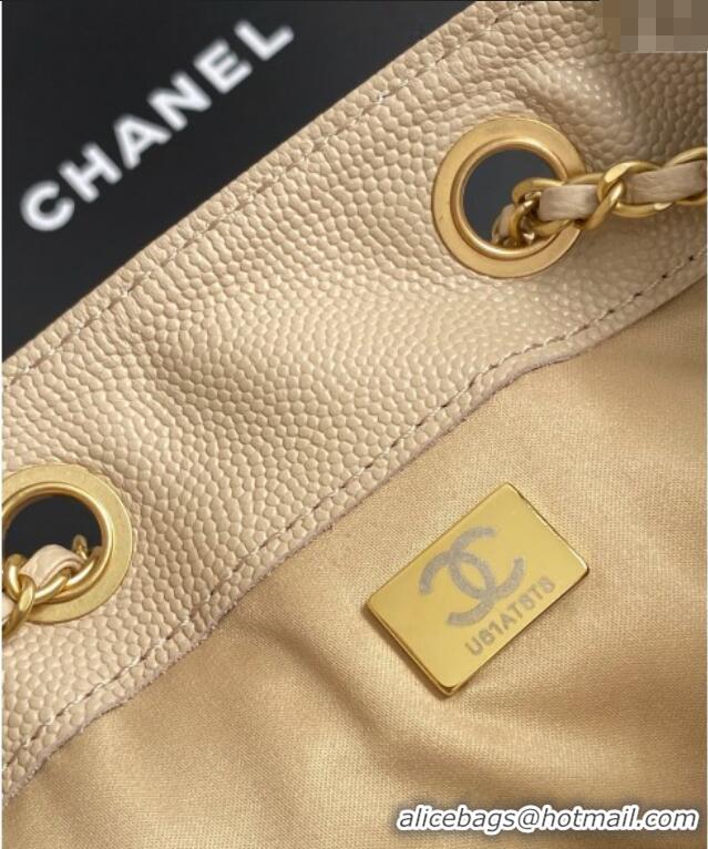 Market Sells Chanel Grained Calfskin Medium Hobo bag AS5311 Apricot 2025