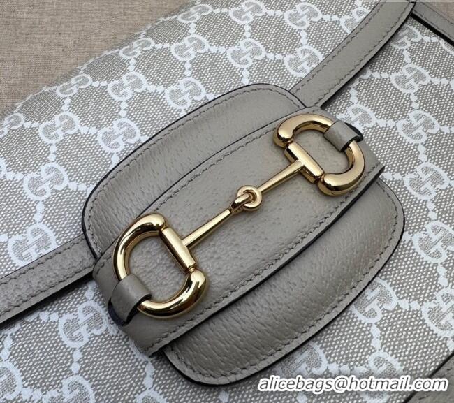 New Style Gucci Horsebit 1955 GG Canvas Shoulder Bag 602204 Beige/Oatmeal 2024