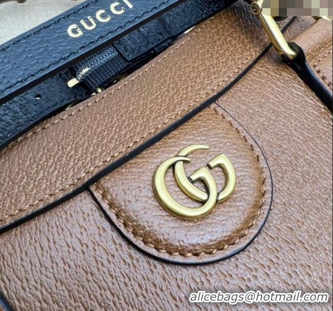 Top Quality Gucci Diana Medium Tote Bag in Leather 678842 Brown 2024