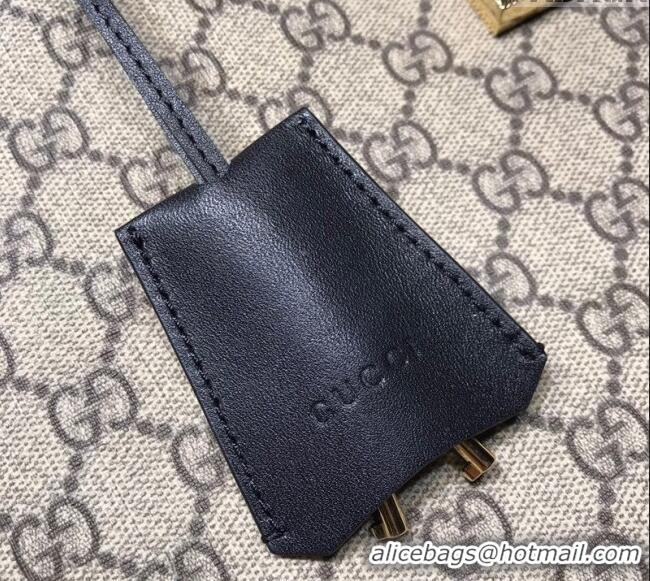 Original Cheap Gucci Padlock GG Canvas Medium Shoulder Bag 479197 Black 2024