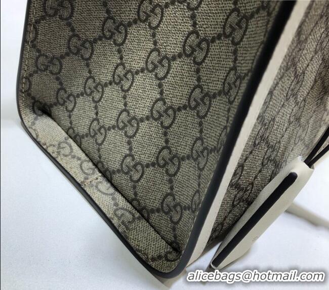 Spot Bulk Gucci Padlock GG Canvas Medium Shoulder Bag 479197 White 2024