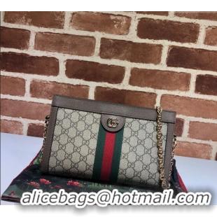 Original Cheap Gucci Ophidia GG Canvas Small Shoulder Bag 503877 Brown 2024