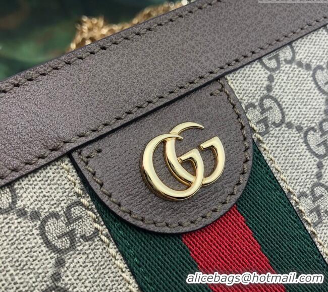 Original Cheap Gucci Ophidia GG Canvas Small Shoulder Bag 503877 Brown 2024