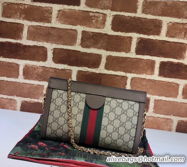 Original Cheap Gucci Ophidia GG Canvas Small Shoulder Bag 503877 Brown 2024