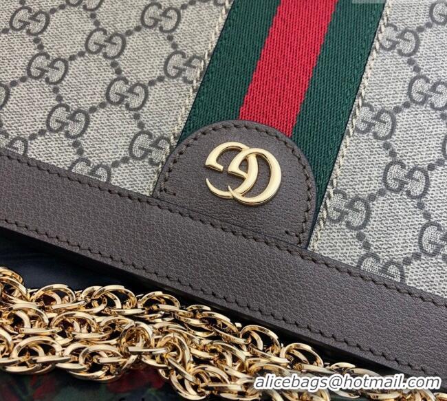 Original Cheap Gucci Ophidia GG Canvas Small Shoulder Bag 503877 Brown 2024