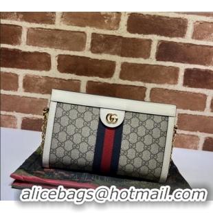 Best Price Gucci Ophidia GG Canvas Small Shoulder Bag 503877 White 2024