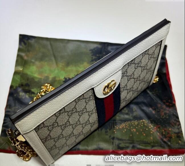 Best Price Gucci Ophidia GG Canvas Small Shoulder Bag 503877 White 2024