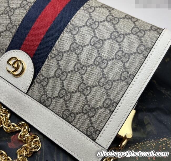 Best Price Gucci Ophidia GG Canvas Small Shoulder Bag 503877 White 2024