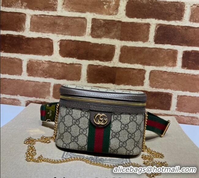 Luxury Classic Gucci Ophidia GG Canvas Belt Bag with Web 699765 2024