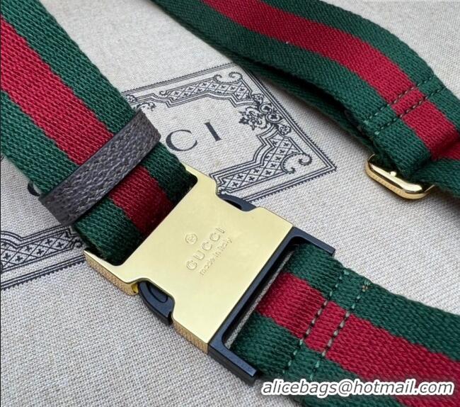 Luxury Classic Gucci Ophidia GG Canvas Belt Bag with Web 699765 2024
