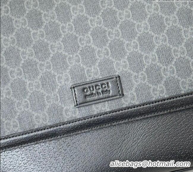 Top Grade Gucci Mens Medium GG Crossbody bag with tag 795459 Black 2024