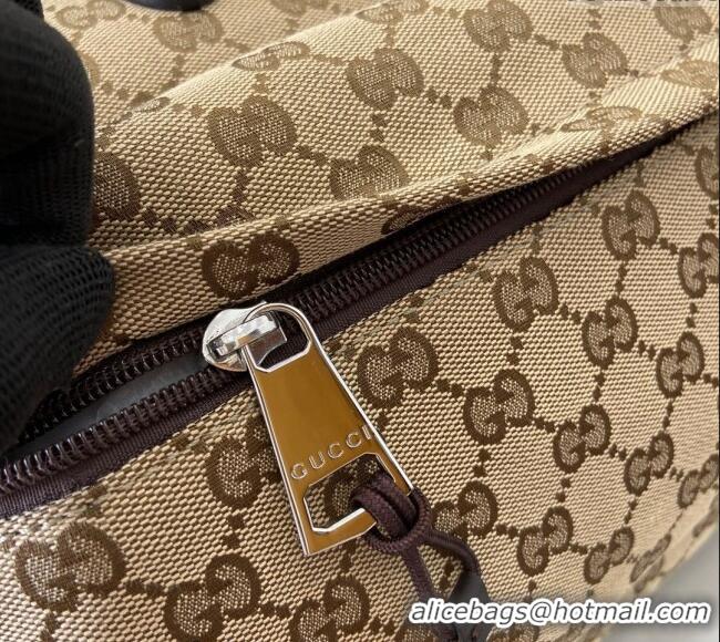 Grade Design Gucci Mens Medium GG Canvas Duffle Travel bag 802095 Beige 2024