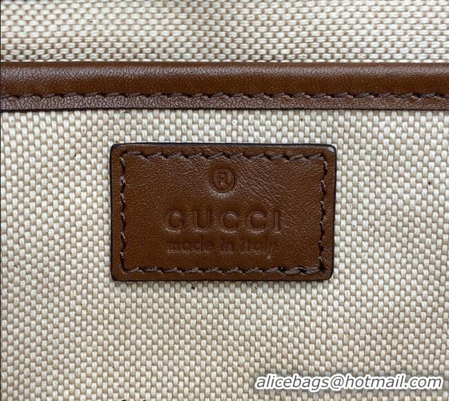 Grade Design Gucci Horsebit 1955 GG Canvas Small Top Handle Bag 815206 Brown 2024