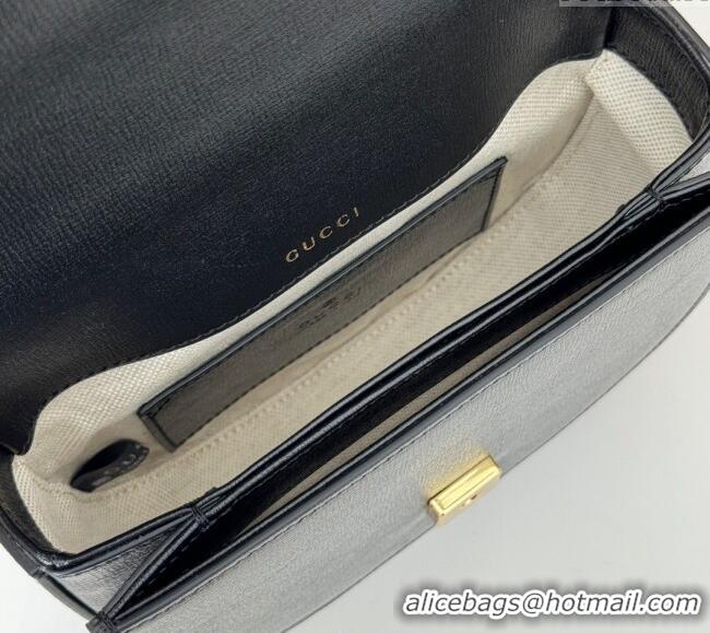Well Crafted Gucci Horsebit 1955 Leather Mini Top Handle Bag ‎781387 Black 2024