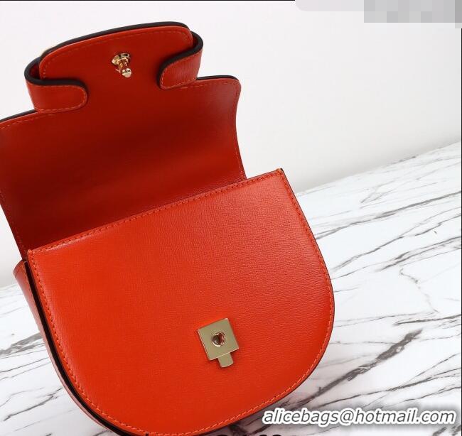Grade Discount Gucci Horsebit 1955 Leather Mini Top Handle Bag ‎781387 Orange 2024