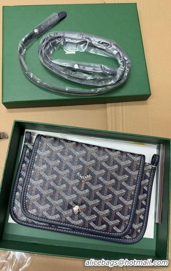 Low Cost Goyard Original Plumet MINI Crossbody Messenger Bag 2167 Navy Blue