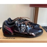 Popular Style New Balance x Miu Miu 530 Sneakers in Leather and Mesh Black 50603127
