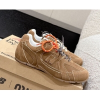 Luxury Cheap New Balance x Miu Miu 530 Sneakers in Suede Brown 0603133