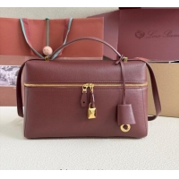 Inexpensive Loro Piana LP Extra Pocket Pouch L27 in Grained Calfskin L5071 Ormosia 2025