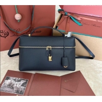 Pretty Style Loro Piana Extra Pocket Pouch L27 in Palm-Grained Calfskin L7143 Dark Blue 2024