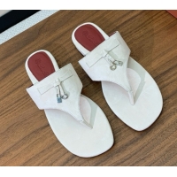 Good Quality Loro Piana Flip-flops Sandal in Suede LP62329 Beige