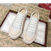 Duplicate Gucci Chunky Platform Sneakers in GG Canvas White 2025 831825