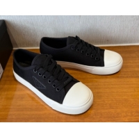 Top Grade Prada Fabric Low top Sneakers Black 2025 PR053003