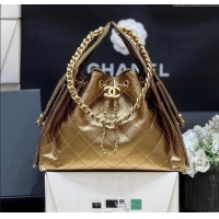 Good Taste Chanel 25 Small Handbag in Grained Calfskin AS5293 Gold Spring-Summer 2025 Top Quality