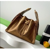 Good Product Chanel 25 Small Handbag in Grained Calfskin AS5293 Gold Spring-Summer 2025