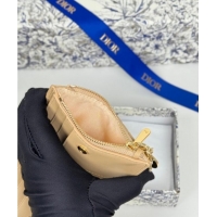 Low Cost Dior Lady Dior Dahlia Wallet in Cannage Lambskin D7090 Beige 2025