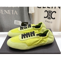 Popular Style Prada Collapse Re-Nylon and suede sneakers Green 2025 1E959N