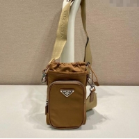Good Taste Prada Re-Nylon Smartphone Case 2ZH155 Brown 2025