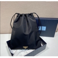 Grade Quality Prada Re-Nylon pouch 1NK001 Black 2025