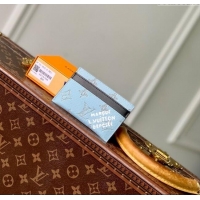 Trendy Design Louis Vuitton Double Card Holder Wallet in Monogram Heritage Canvas M14766 Blue 2025