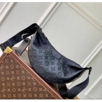 Top Grade Louis Vuitton Mens Hamac Bag PM in Monogram Shadow Leather M12510 Black 2025
