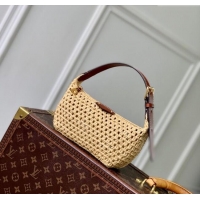 Traditional Specials Louis Vuitton Hills Pochette Mini Bag Raffia Straw M14304 2025