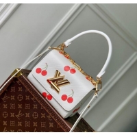 Well Crafted Louis Vuitton LV x TM Twist PM bag in White Cherry Epi Leather M13239 2025