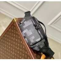 New Style Louis Vuitton Mens Rush Bumbag in Damoflage Black Canvas M14920 2025