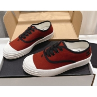 Discount Chanel Canvas Sneakers Dark Orange 2025 CH061007