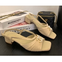Most Popular Chanel Suede Sandals 3cm with CC Beige 2025 CH061010