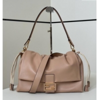 Famous Brand Fendi Mamma Baguette Large Bag in Nappa Leather 8677L Pale Pink 2025