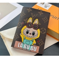 New Design Louis Vuitton Labubu Passport Cover M0722 2025