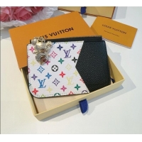 Promotional Louis Vuitton LV x TM Romy Card Holder Wallet 0722 Black 2025